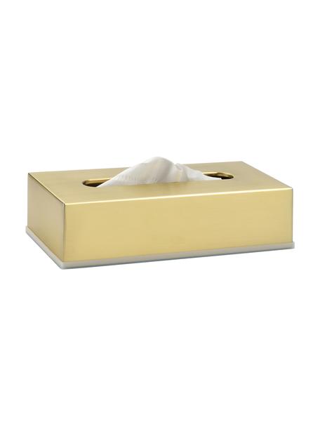 Tissuebox Acton, Gecoat edelstaal, Messingkleurig, B 26 cm x H 7 cm