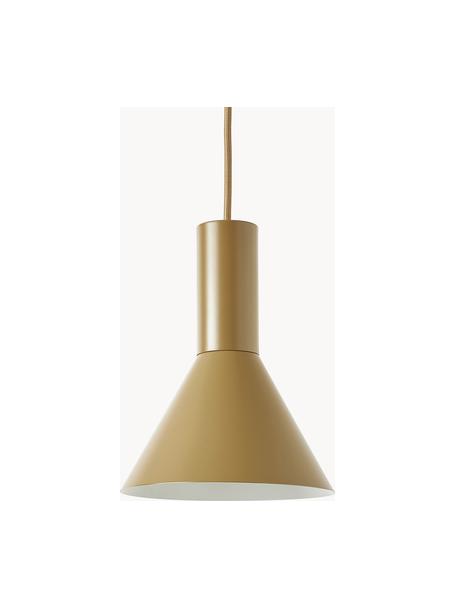 Kleine design hanglamp Lyss, Olijfgroen, Ø 18 x H 23 cm