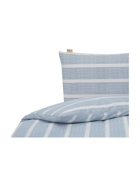 Dekbedovertrek Stripe Along, Katoen

Katoenen beddengoed voelt aangenaam zacht aan op de huid, absorbeert vocht goed en is geschikt voor mensen met allergieën., Blauw, wit, 140 x 220 cm, 2-delig