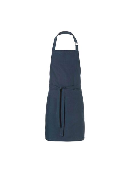 Schort Kit, Katoen, Marineblauw, B 85 x L 85 cm