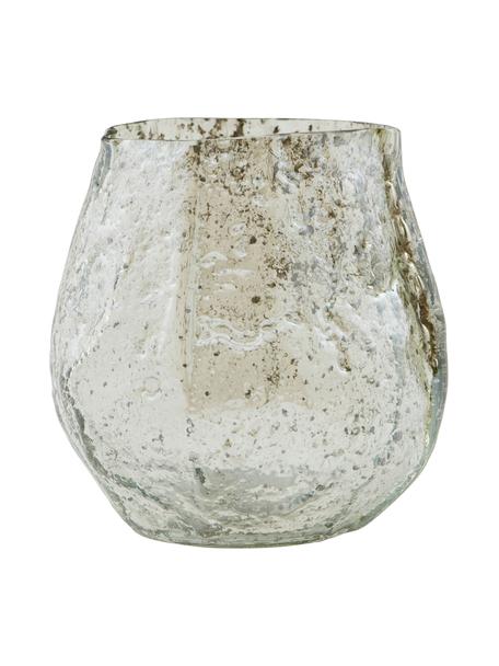 Vaso in vetro beige Moun, Vetro, Beige con sfumatura verde, Ø 9 x Alt. 10 cm