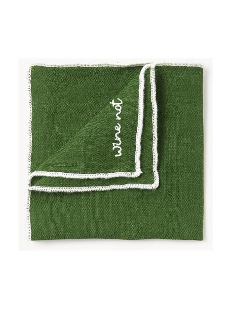 Serviettes en textile Cosmo, 4 pièces, 100 % coton

Le matériau est certifié STANDARD 100 OEKO-TEX®, 4854CIT, CITEVE, Vert foncé, larg. 20 x long. 20 cm