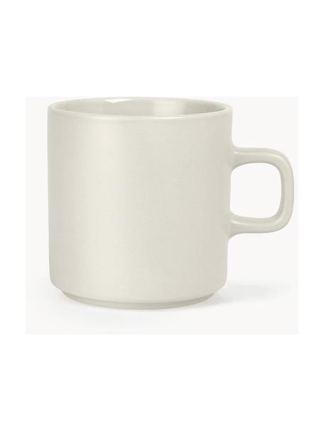 Kaffeetassen Pilar, 6 Stück, Keramik, Hellbeige, Ø 9 x H 9 cm, 250 ml