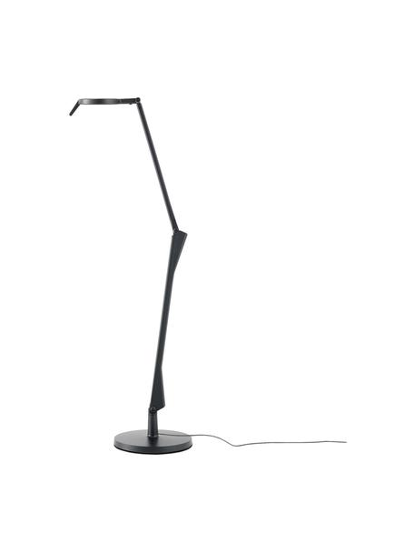 Lámpara de escritorio LED regulable y extensible Aledin Tec, Lámpara: policarbonato pintado, al, Cable: plástico, Negro, Ø 21 x Al 48 cm