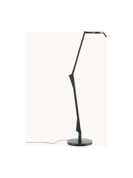 Lampada da tavolo LED dimmerabile Aledin Tec, allungabile, Lampada: policarbonato verniciato,, Nero, Ø 21 x Alt. 48 cm