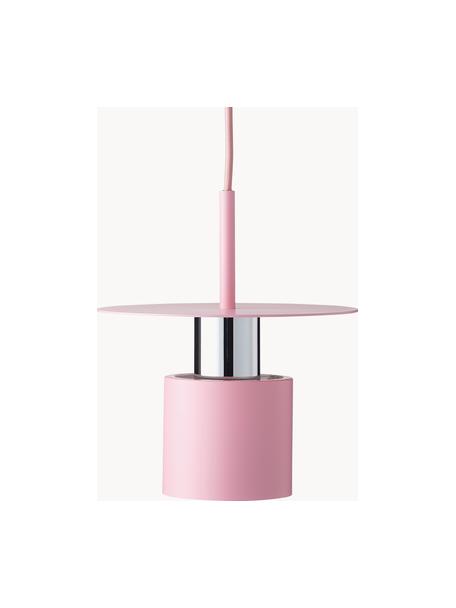 Malé designové závěsné svítidlo Kolorit, Světle růžová, Ø 20 cm, V 24 cm