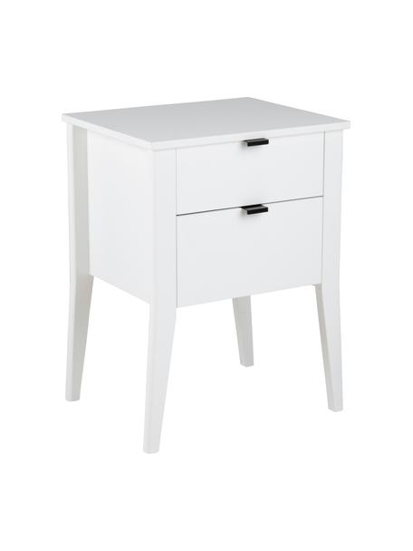 Nočný stolík so zásuvkou Sleepy, Biela, Š 48 x V 65 cm