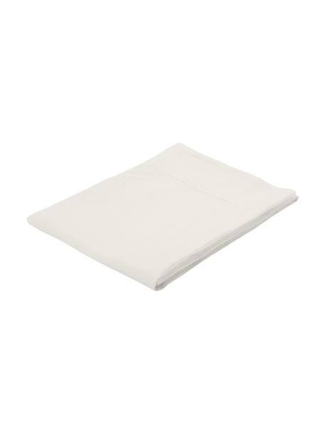Nappe en lin avec passepoil Alanta, Blanc crème, larg. 120 x long. 120 cm
