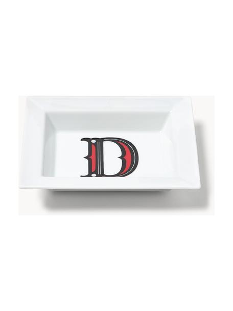 Westwing Collection x MEISSEN, handgefertigte Vide-Poche Initials mit Dekor, Porzellan, glasiert, D, B 16 x T 13 cm