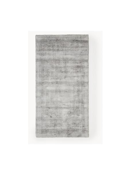 Ručne tkaný koberec z viskózy Jane, Sivá, Š 80 x D 150 cm (veľkosť XS)