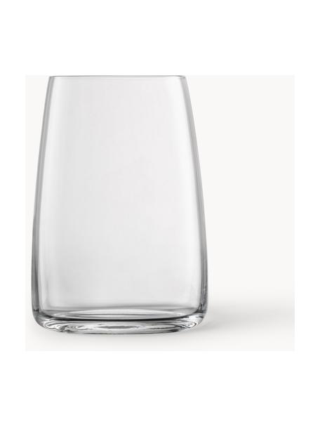 Vasos de cristal Vivid Senses, 4 uds., Cristal Tritan

¡Trae el brillo del cristal a tu mesa de comedor! El cristal es excepcionalmente transparente y pesado, lo que significa que se siente valioso y al mismo tiempo tiene un buen aspecto. Además, los delicados cortes hacen de cada pieza un detalle especial, práctico y bonito., Transparente, Ø 8 x Al 12 cm, 500 ml