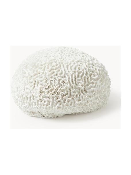 Designová dekorace Coral, Bílá, Š 18 cm, V 10 cm