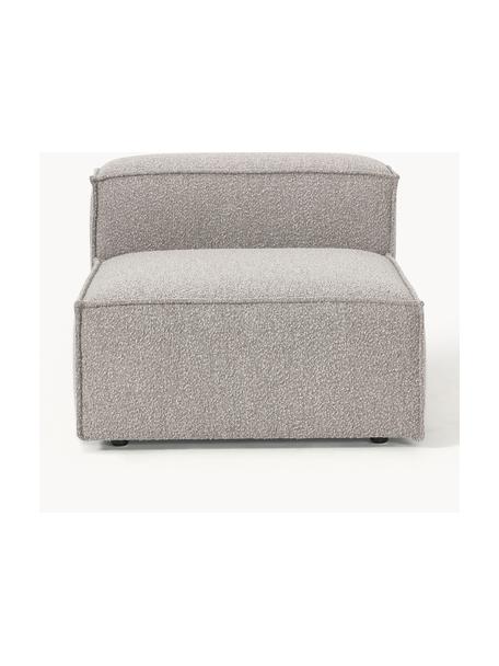 Stredový modul pohovky z bouclé Lennon, Bouclé svetlosivá, Š 89 x H 119 cm