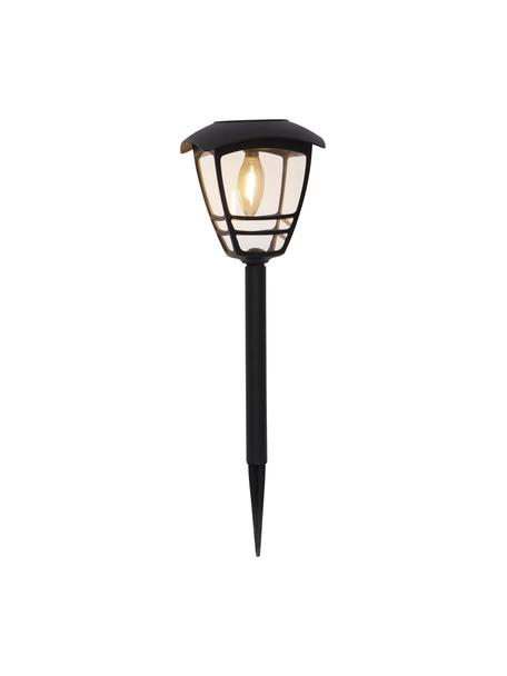 Lampada solare da esterno Felix, Paralume: acrilico, Struttura: plastica, Nero, Ø 14 x Alt. 45 cm
