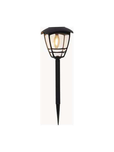 Lampada solare da esterno Felix, Paralume: acrilico, Struttura: plastica, Nero, Ø 14 x Alt. 45 cm