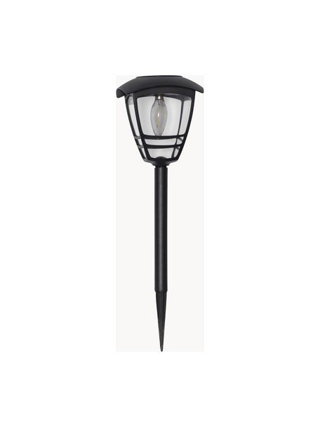 Lampada solare Felix, Paralume: acrilico, Struttura: plastica, Nero, Ø 14 x Alt. 45 cm
