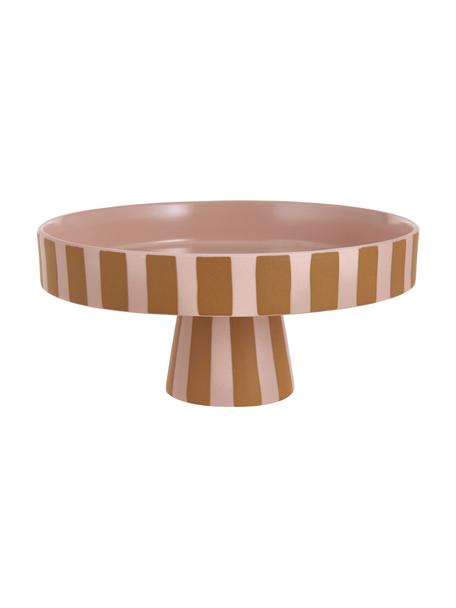 Fuente para postre de cerámicaToppu, Cerámica, Marrón, rosa, Ø 20 x Al 9 cm