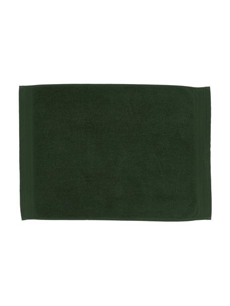 Kúpeľňová predložka z organickej bavlny Premium, protišmyková, Zelená, Š 50 x D 70 cm