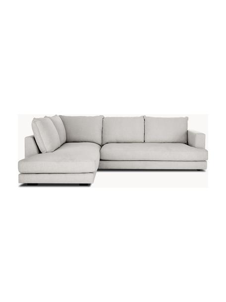 Canapé d'angle Tribeca, Tissu gris clair, larg. 274 x prof. 192 cm, méridienne à droite