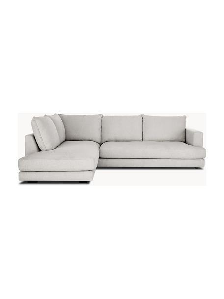 DIVANO SALOTTO MEGA SOFA IN TESSUTO ANGOLARE BEIGE CON CUSCINI