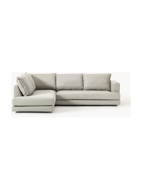 Ecksofa Tribeca, Bezug: 100 % Polyester Der hochw, Gestell: Massives Kiefernholz, Webstoff Hellgrau, B 274 x T 192 cm, Eckteil rechts