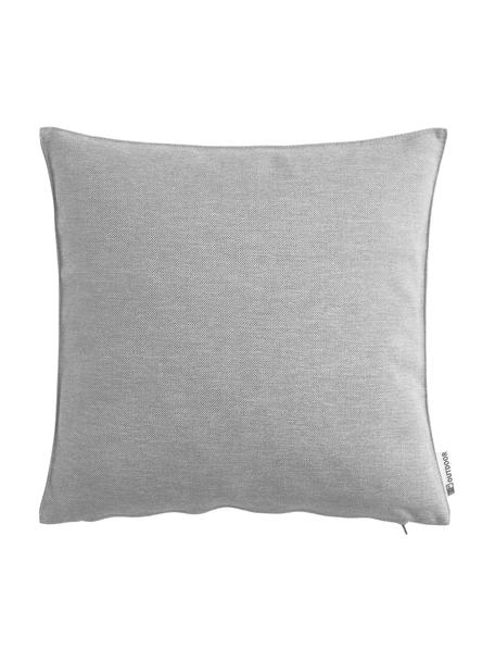 Coussin d'extérieur Olef, 100 % coton, Gris clair, larg. 45 x long. 45 cm
