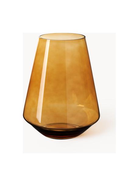 Mondgeblazen vaas Joyce, Glas, Lichtbruin, Ø 17 x H 21 cm
