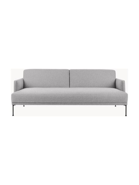 Sofá cama Fluente (3 plazas), Tapizado: 80% poliéster, 20% ramio , Estructura: madera de pino maciza con, Patas: metal con pintura en polv, Tejido gris claro, An 220 x F 88 cm