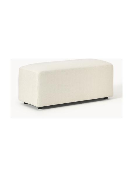 Hocker Melva, B 99 x T 42 cm, Bezug: 100 % Polyester Der strap, Gestell: Massives Kiefern- und Fic, Webstoff Off White, B 99 x T 42 cm