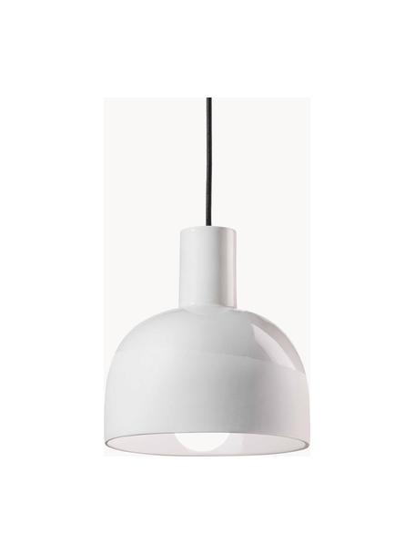 Malá závesná lampa Caxixi, Biela, Ø 23 x V 27 cm
