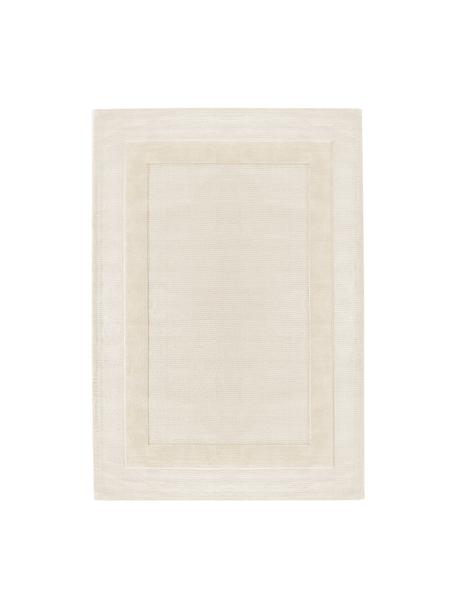 Ručně tkaný bavlněný koberec Dania, 100 % bavlna, Krémově bílá, zlatá, Š 80 cm, D 150 cm (velikost XS)