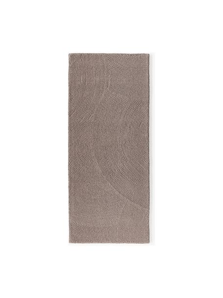 Tapis en laine tufté main Eleni, 100 % laine, certifiée RWS

Les tapis en laine peuvent perdre des fibres lors des premières semaines et des peluches peuvent se former, ce phénomène est naturel et diminue à mesure de votre usage et du temps, Taupe, larg. 80 x long. 200 cm