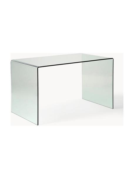 Bureau Club van glas, Glas, Transparant, B 125 x D 60 cm