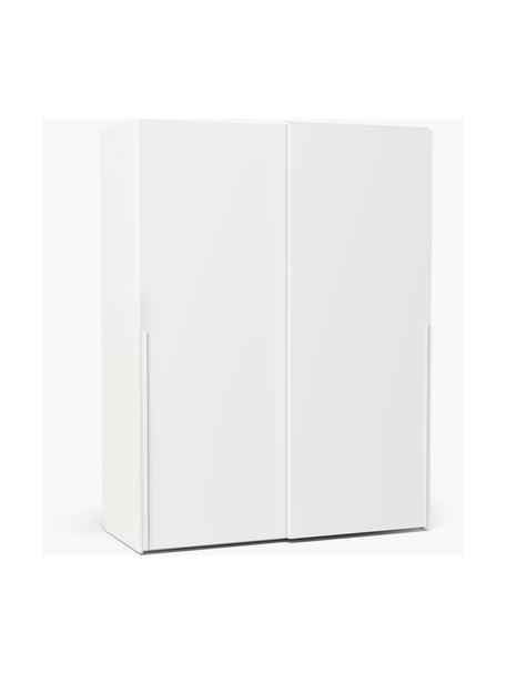 Modulární šatní skříň s posuvnými dveřmi Leon, šířka 150 cm, různé varianty, Bílá, Interiér Basic, Š 150 x V 200 cm