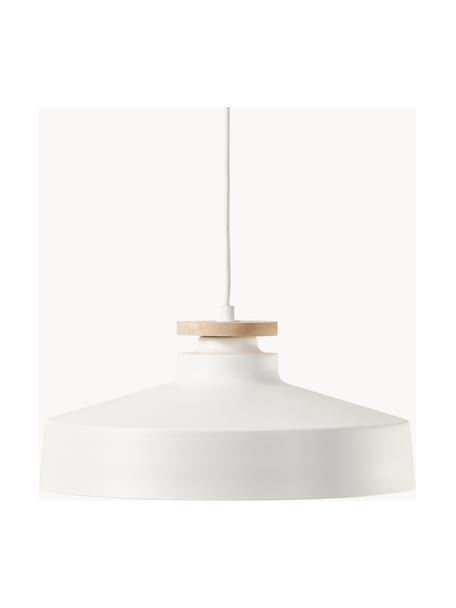 Lampa wisząca w stylu scandi Malm, Biały, Ø 40 x W 20 cm