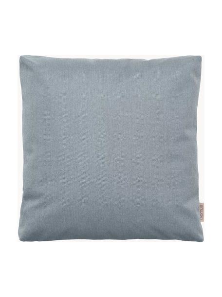 Cojín de exterior Stay, Funda: 100% poliéster, resistent, Gris azulado, An 45 x L 45 cm