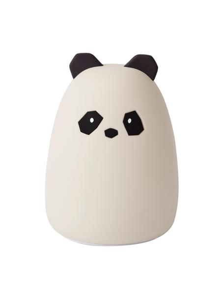LED lichtobject Winston Panda, 100% siliconen, BPA-vrij, Wit, Ø 11 x H 14 cm