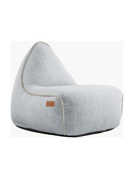 Fauteuil de jardin Cobana, Tissu gris clair, larg. 80 x prof. 96 cm