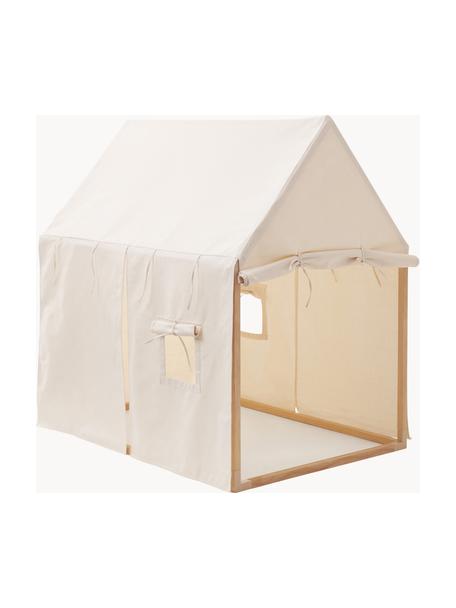 Maison de jeu en coton bio House, Blanc cassé, larg. 110 x haut. 124 cm