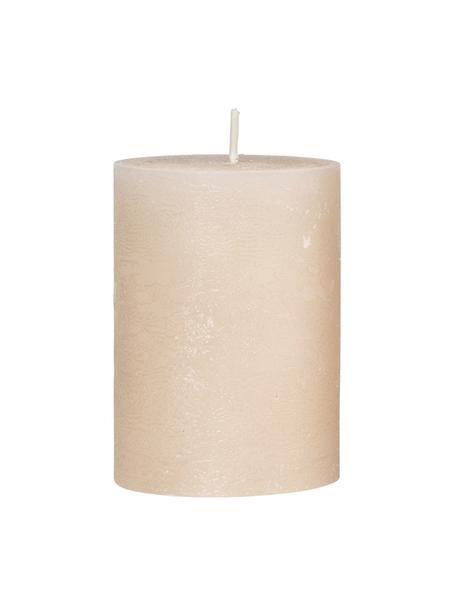 Ručně vyrobená svíčka Rustic, Parafín, Krémová, Ø 7 cm, V 10 cm