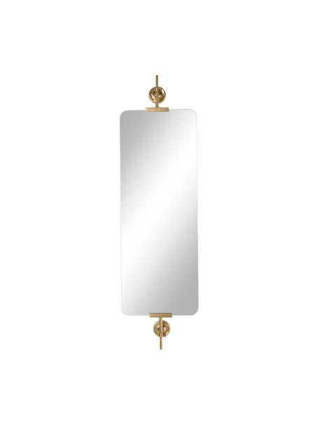 Draaibare wandspiegel Uman, Goudkleurig, B 30 x H 107 cm
