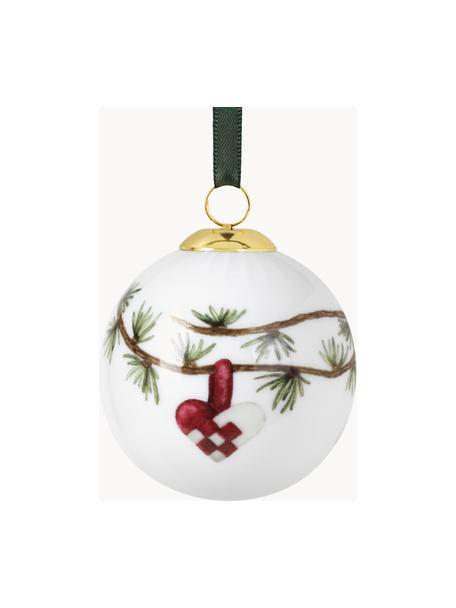 Boule de Noël en porcelaine Hammershøi, Porcelaine, Oie, Ø 6 cm