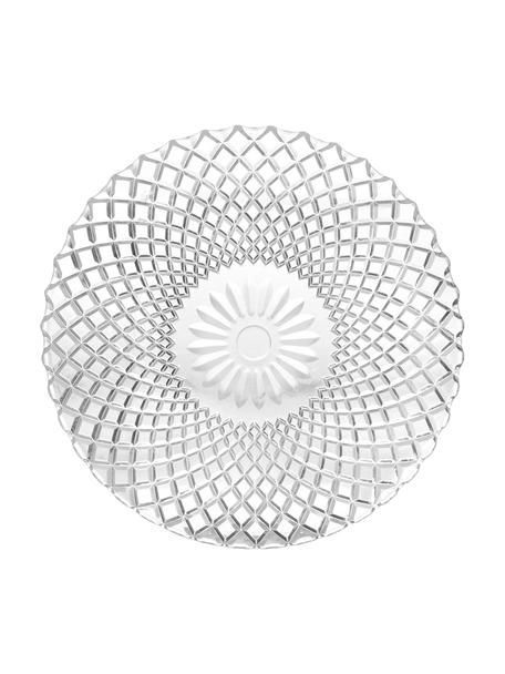 Skleněný servírovací talíř Imperial, Sklo, Transparentní, Ø 25 cm