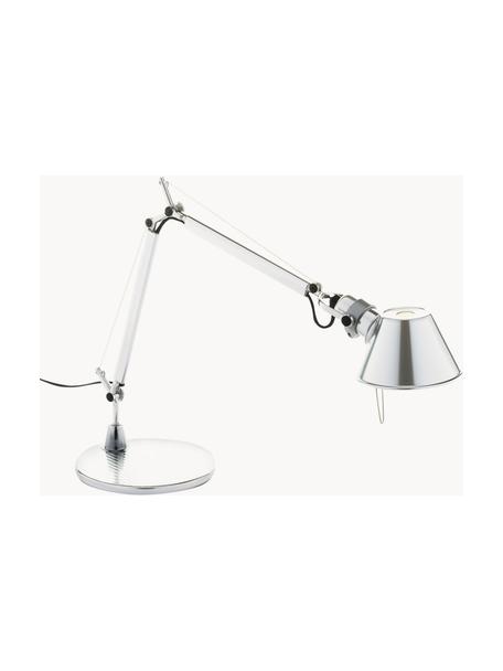 Lampa biurkowa Tolomeo Micro, Stelaż: aluminium powlekane, Odcienie srebrnego, S 45 x W 37-73 cm