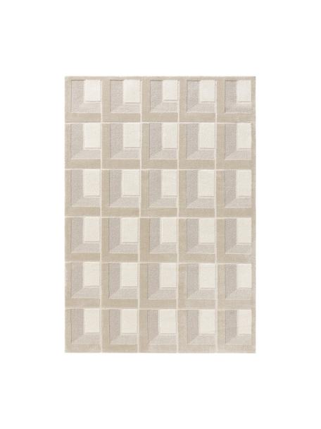 Vzorovaný koberec Eve, 60 % polypropylén, 40 % polyester, Tóny béžovej, Ø 200 x V 290 cm (veľkosť XL)