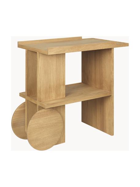 Odkládací stolek z dubového dřeva Axis, Olejované dubové dřevo

Tento produkt je vyroben z udržitelných zdrojů dřeva s certifikací FSC®., Dubové dřevo, Š 80 cm, V 70 cm