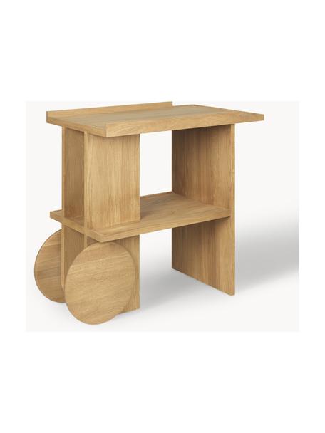 Odkládací stolek z dubového dřeva Axis, Olejované dubové dřevo

Tento produkt je vyroben z udržitelných zdrojů dřeva s certifikací FSC®., Dubové dřevo, Š 80 cm, V 70 cm