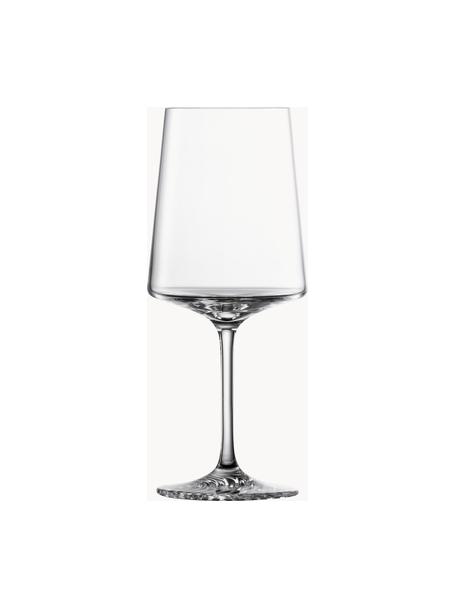 Copas de vino de cristal Echo, 4 uds., Cristal Tritan, Transparente, Ø 9 x Al 22 cm, 570 ml