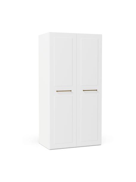 Szafa modułowa Charlotte, 100 cm, różne warianty, Korpus: płyta wiórowa z certyfika, Biały, S 100 x W 200 cm, Basic