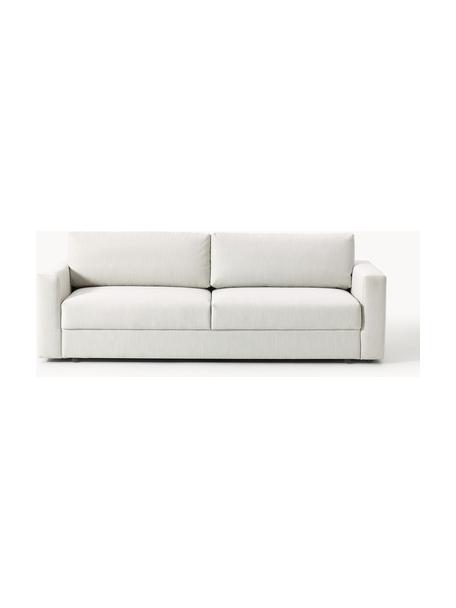 Schlafsofa Tasha (3-Sitzer) mit Stauraum, Bezug: 100% Polyester Der hochwe, Füße: Massives Kiefernholz, Spe, Füße: Kunststoff Dieses Produkt, Webstoff Greige, B 235 x T 100 cm